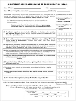 New Support For Hearing Aid Outcome Measures: The Computerized SAC And ...