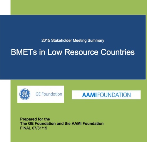 Report Recommends Training BMETs In Low-Resource Countries | Clinical ...