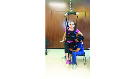 Body weight support allows the walking process to be comfortable for the patient. It also reduces the need for intensive support from therapists during gait training, which often leads to fatigue and risk of injury.